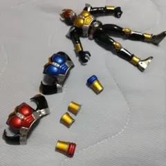 ジャンク BANDAI 仮面ライダーアギト3フォーム超合金装着変身1