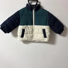 アプレレクール　カラーブロック パディングジャケット 80cm