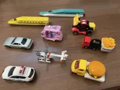トミカ　ミニカー&新幹線セット 9台
