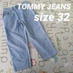 TOMMY JEANS トミージーンズ ライトブルー ストレートデニム 32