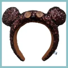 【本日限定値下げ中】ティム　カチューシャ　USJ 茶色　スパンコール