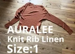 AURALEE リネン リブニットのサムネイル