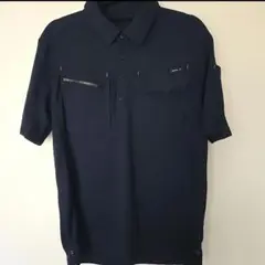 AZITO ポロシャツ ネイビー 半袖