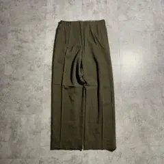 90s SLATESスレイツ ツータックスラックス カーキブラウン W32L32 