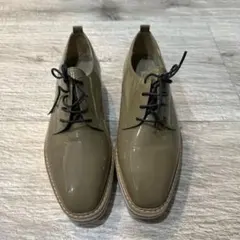 DIANA オリーブグリーン レースアップシューズ