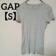 GAP【S】 グレー 半袖Tシャツ カットソー シンプル 古着