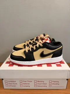 ナイキ GS エア ジョーダン 1 ロー ピザ 22.5cm