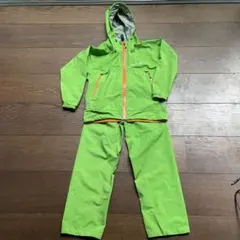 montbell レインスーツ(上下セット) 緑