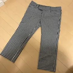 Le soukギンガムチェックパンツM