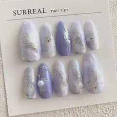 No.474【現品】ネイルチップ Msize 成人式 ニュアンス 振袖 和装