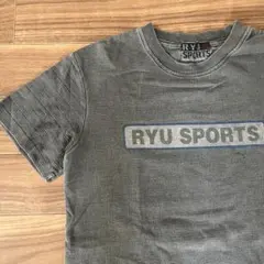 リュウスポーツ 印字バックプリントTシャツ プリントブランドロゴ ハイビスカスのサムネイル