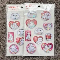 ベイマックス ウォーターシール セリア ディズニー シール 2点