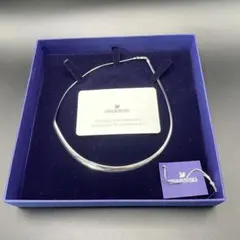 【美品】SWAROVSKIスワロフスキー シルバー チョーカーネックレス