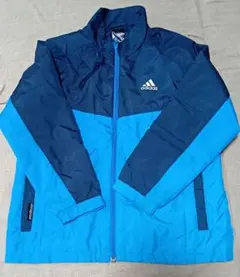 adidas 中綿コート 青/紺