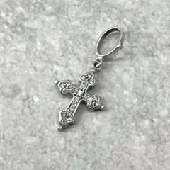 シルバー　クロス　ペンダントトップ