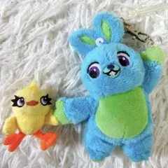 ディズニーリゾート　トイストーリー　ダッキー&バニー　ぬいぐるみキーホルダー