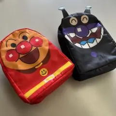 非売品　アサヒ飲料　クーラーリュック　セット　アンパンマン　バイキンマン