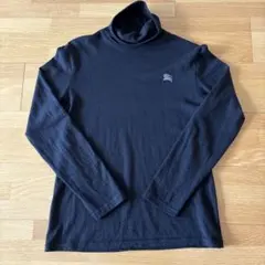 BURBERRY BLACK LABEL タートルネックニット ブラック