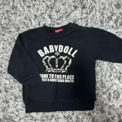 BABYDOLL トレーナー 90cmブラック