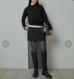ルシェルブルー シアーブレンドペンシルスカート