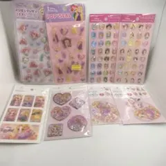 正規品 ディズニープリンセス ラプンツェル ストーン ウォーター ぷくシール8点