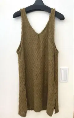 Discoat ニットベスト　ワンピース　チュニック　ディスコート