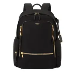TUMI「セリーナ」バックパックブラック/ゴールド
