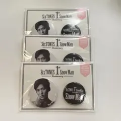 Snow Man 1st Anniversary ピンバッジセット