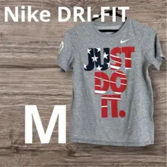 匿名配送✨Nike DRI-FIT グレー Tシャツ Mサイズ