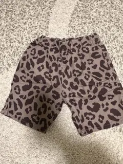 美品　ブリーズ　レオパード柄ハーフパンツ