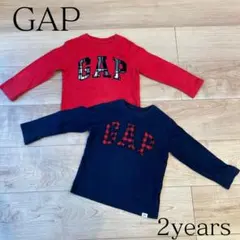 GAP 長袖Tシャツ 2枚セット 2歳用