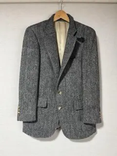 ✮テーラードジャケット　ハリスツイード　メランジ　ヘリンボーンツイード　XL✮ 2025年最新】Harris Tweed テーラードジャケットの人気アイテム