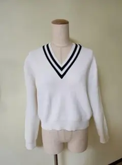 GU スポンジニットチルデンセーター