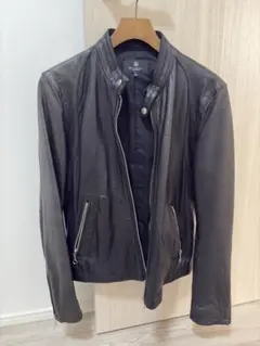beauty&youth レザージャケット　シングルライダース　黒S