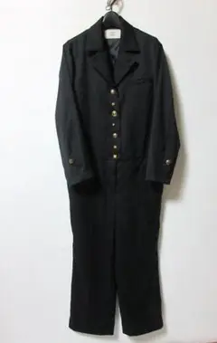 FUMIE TANAKA フミエタナカ button オールインワン 黒