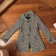 next ハウンドトゥース柄 コート サイズ10