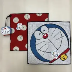 新品　ドラえもん　タオルハンカチ　50周年　マスコット付き