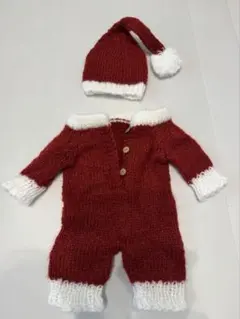 サンタクロース風着ぐるみと帽子セット