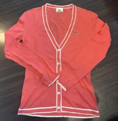 LACOSTE カーディガン ピンク サイズ38