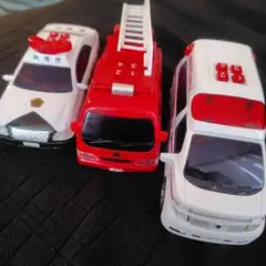 ミニカーセット パトカー 消防車 救急車