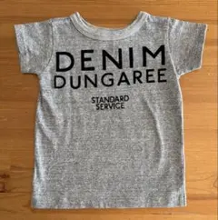 DENIM DUNGAREE グレー Tシャツ XX-SMALL 90cm - メルカリ