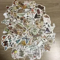 92.コラージュシール‥花柄、植物系
