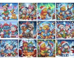 【新品・未開封】☆早い者勝ち☆ディズニーダイアモンドアートキット12枚セット
