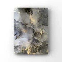 アルコールインクアート モノトーン大理石風