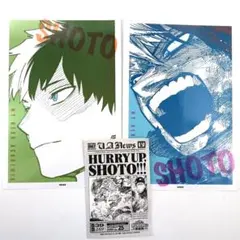 ヒロアカ展 原画展 轟焦凍 荼毘 まとめ売り ワンシートカードコレクション 特典