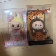 POP MART LET'S CHECKMATE ぬいぐるみ 2点セット POP MART LABUBU THE MONSTERS Let's Checkmate ぬいぐるみペンダント