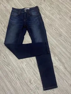 【新品】AZUL BY MOUSSY スキニーデニム XS ダークブルー