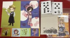 フェアリーテイル展　スティング　ローグ　トランプ　ポストカード　シール　メモ用紙