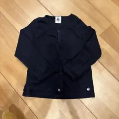 PETIT BATEAU ネイビー カーディガン 24m