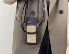 ショルダーストラップ付ケース　iPhone16pro